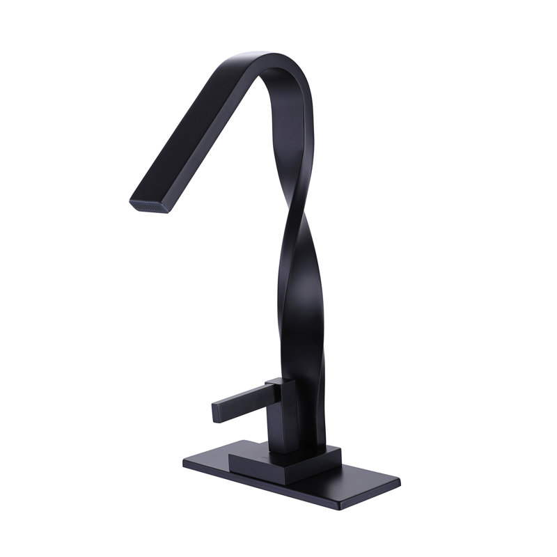 Single-handle Bathroom Faucet, Matte Black