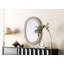 Miroir Dennard ovale cornhusk 42 en lin blanc-108306254