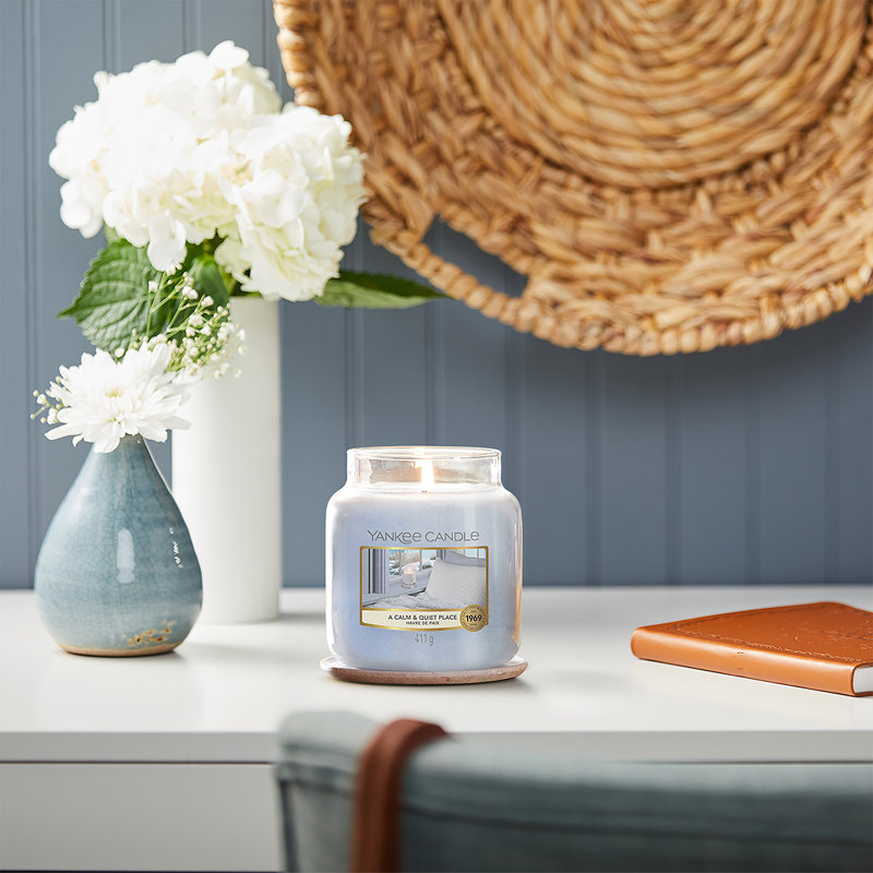 A Calm And Quiet Place Medium Scented Jar Candle By Yankee Candle