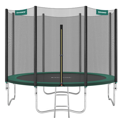 Dent 10' Backyard Above Ground Trampoline with Safety Enclosure