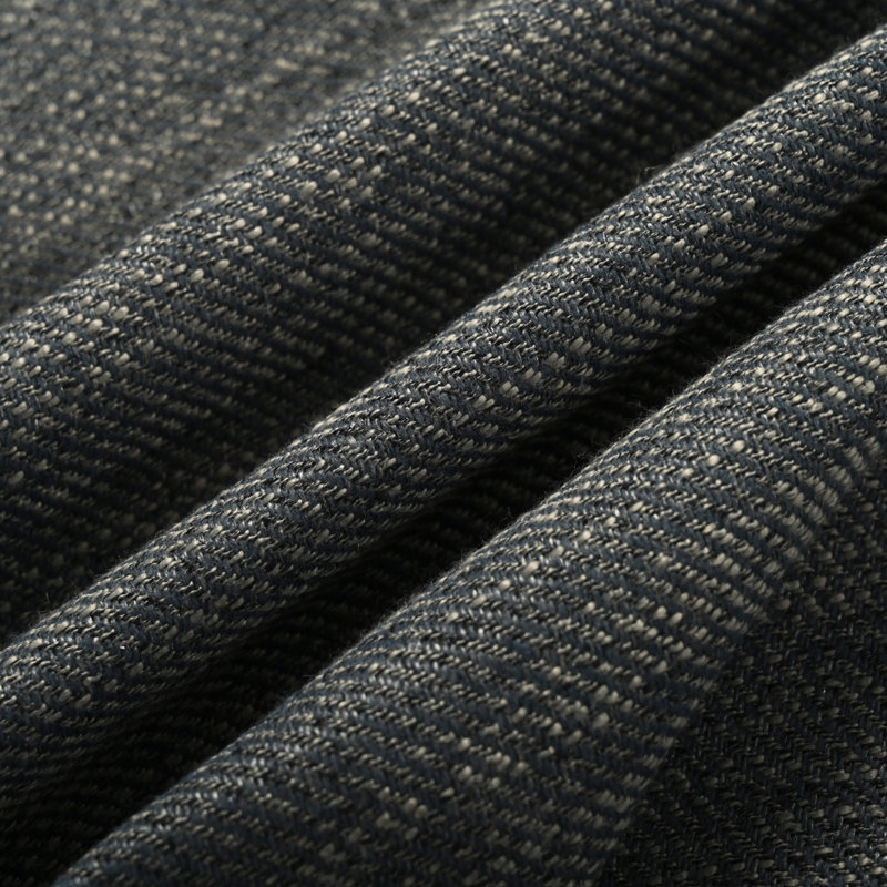 Bronte-May Upholstered Sofa, Charcoal Polyester