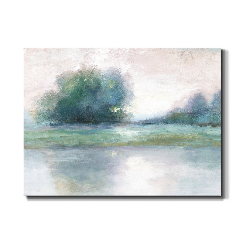 " Soft Spring " Watercolor Print, 36" H  x 24" W x 1" D