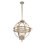 3 - Light Lantern Geometric LED Chandelier
