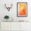The Orange Jellyfish - Picture Frame Painting Print-56855387-56855386