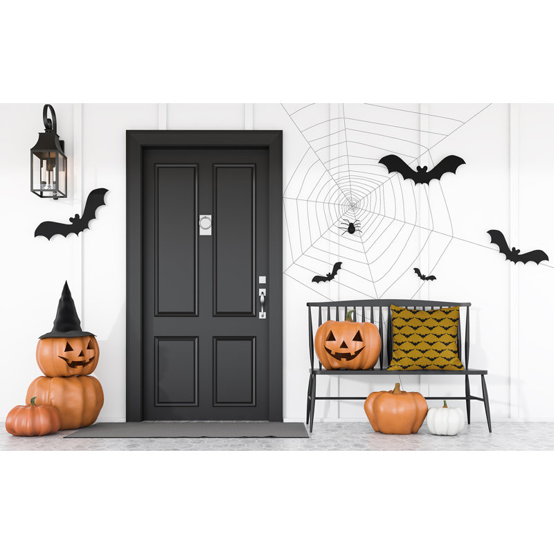Coussin décoratif intérieur / extérieur Witches Brew, 14 po x 20 po, Automne doré