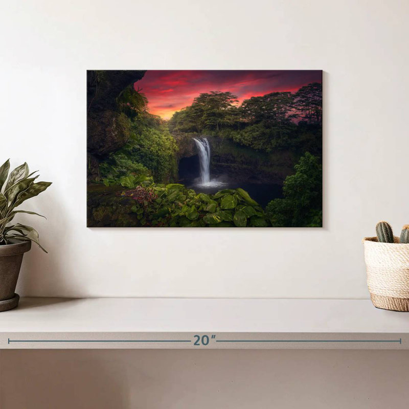 Alvord Rainbow Falls à Hilo, H 8 po x l 12 po