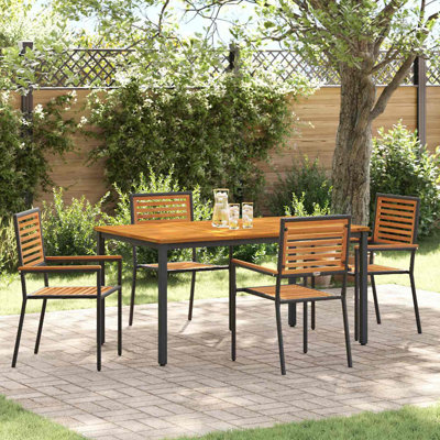 4 - Person Patio Dining Set Rectangular Table