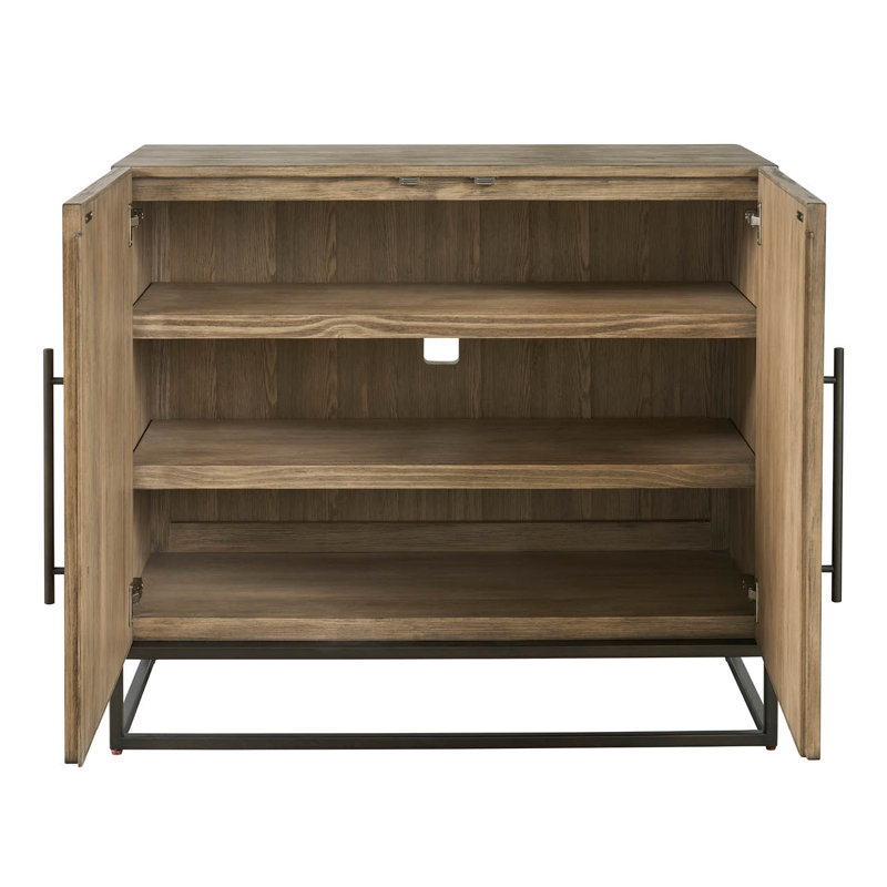 Modern Accent Cabinet, Brown
