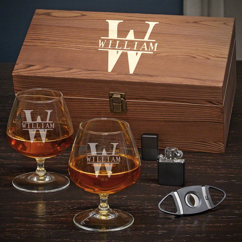 9 oz. Pfarr Coffret cadeau personnalisé, Oui
