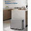 Stainless Steel Multi-Compartment Rubbish & Recycling Bin-128847299