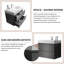 29.9'' Single Bathroom Vanity with Resin Top-440471849