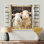 Besty Sheep Portrait At The Farm - Sheep, impressions sur toile
