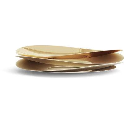 Slice Metal Decorative Bowl