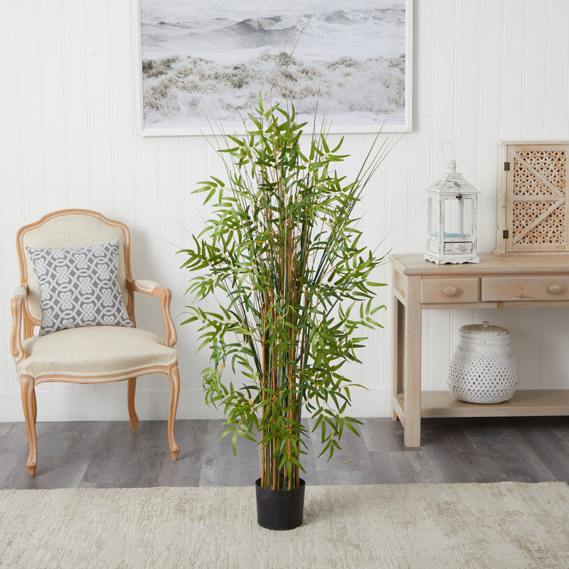 60'' Faux Bamboo Plant in Planter
