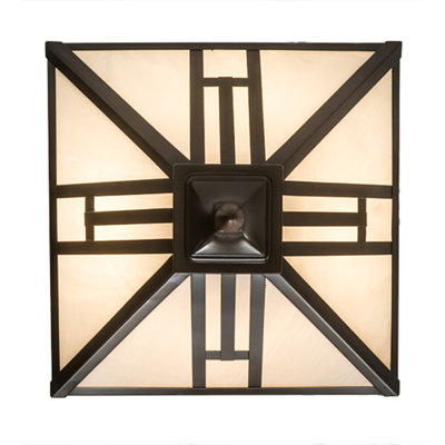 H" Mission" 4 - Light Semi Flush Mount