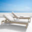 Ensemble de chaises longues avec coussins Santrez-1426025297