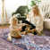 Fillender Washable Soft Vintage Rug Fashion Floral Rug For Living Room Dorm Decor