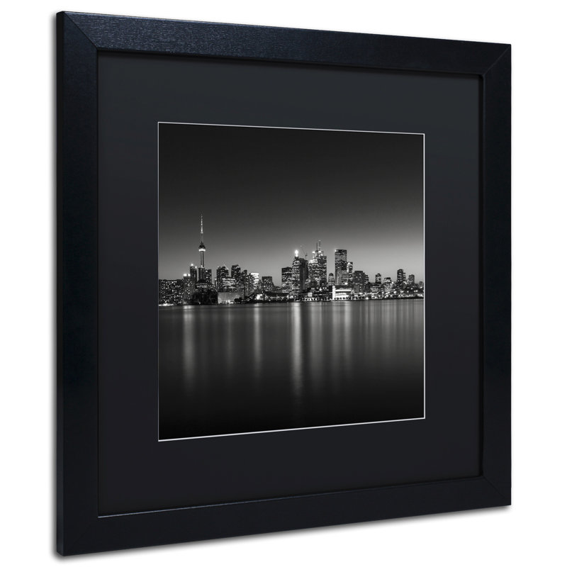 «Lights», reproduction de photo sur toile encadrée, H 16 po x l 16 po x P 0,5 po, Cadre noir