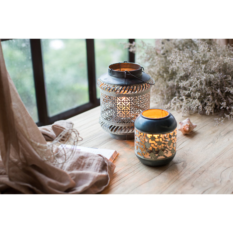 5.3'' H Metal Tabletop Lantern