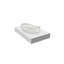 Vasques décoratives ovales 20 "avec base blanche 30"-102341318
