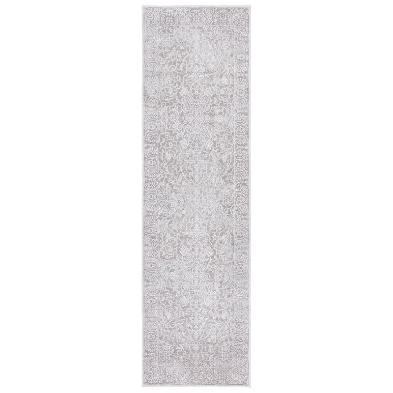 Tapis oriental beige / crème Calidia, Tapis de couloir 2 pi 3 po x 20 pi