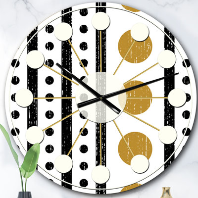 Horloge murale rétro Mid-Century