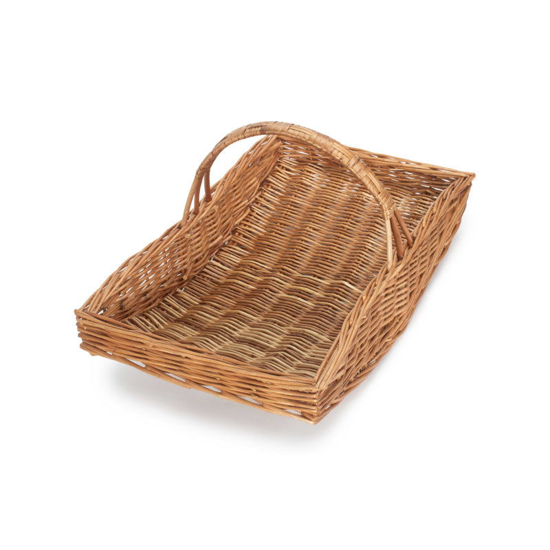 Wicker Garden Trug Basket, 36cm W x 61cm D
