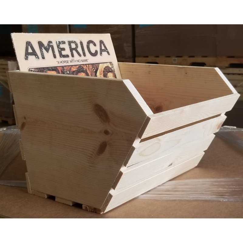 Caisse en bois massif, Sans finition