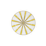 Stripes Porcelain Appetizer Plate