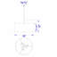 Leftwich 3 - Light Chandelier
