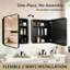 Armoire à pharmacie 24 po x 24 po avec miroir, armoire de salle de bain encastrée ou à fixation en surface avec tablettes réglables, sans assemblage-335809289-335745588