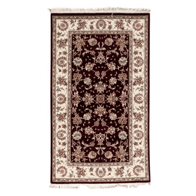 Tapis rectangulaire noué à la main