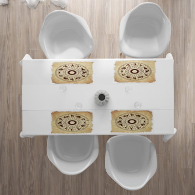 Polyester Abstract Rectangle Placemat