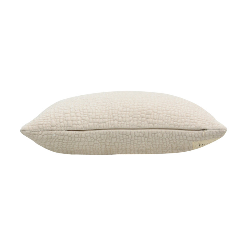 Oreiller texturé beige Tivoli, Beige