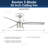 RAVIAN 52 inch 3-Blade Ceiling Fan With Remote and Dimmable Light-487131090