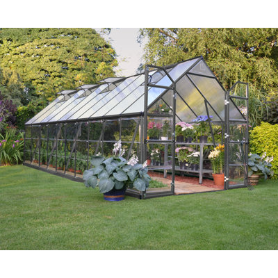 8 Ft W x 7.5 Ft D Lean-to Greenhouse