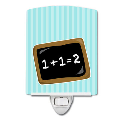 Back to School Math Ceramic Night Light