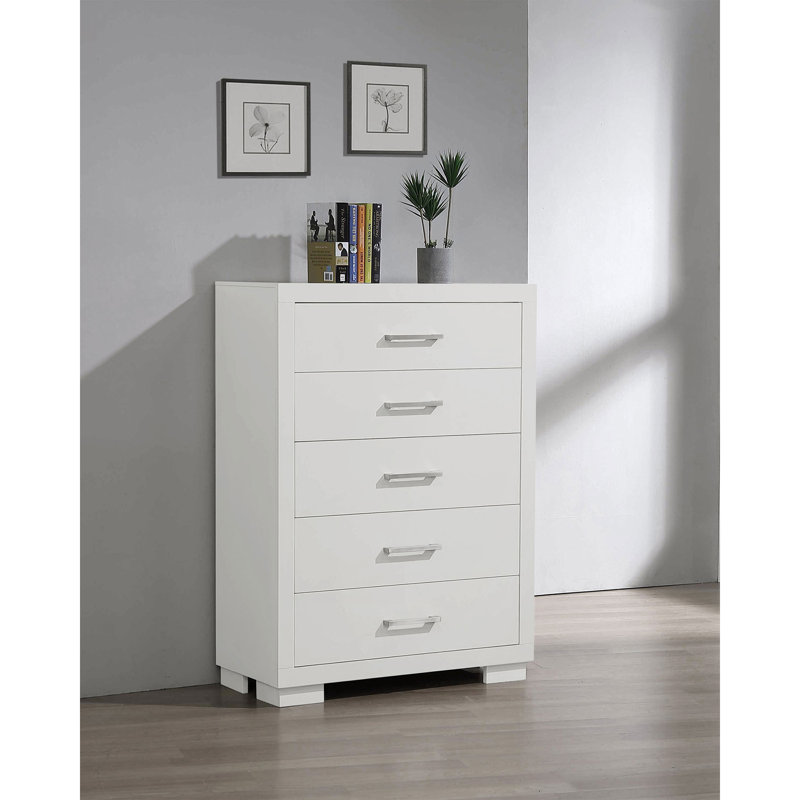 Commode de chambre 5 tiroirs Polk