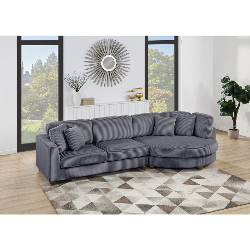 Ensemble modulaire 2 pièces XL, Gris