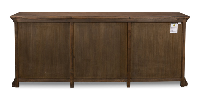 Provincial 87'' W Solid Wood Sideboard