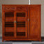 Armoire de rangement en bois massif durable et ferme avec charme antique pour 10 paires de chaussures en bois massif