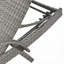 Ensemble de chaises longues en osier de 80 po pour l'extérieur, ensemble de 2 chaises inclinables en rotin de patio avec table d'appoint coulissante et dossier réglable à 5 niveaux pour bronzer au bord de la piscine