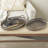 Cole And Grey Metal Ornate Oval Scroll Tray With Tree Patterned Interior
