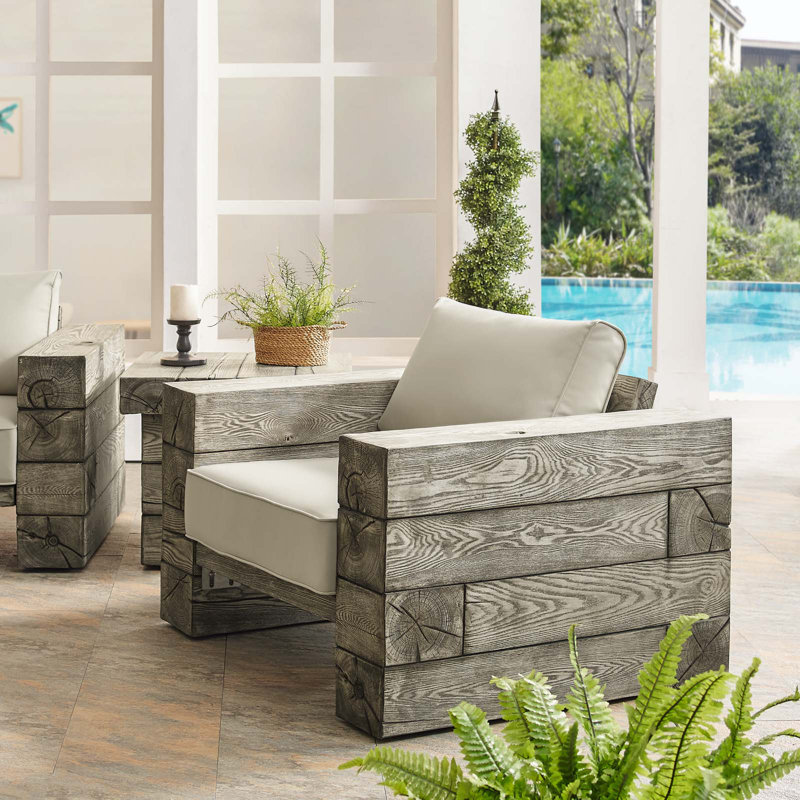 Fauteuil d'extérieur Manteo Rustic Coastal