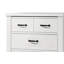 Petite commode, commode 5 tiroirs, commode blanche