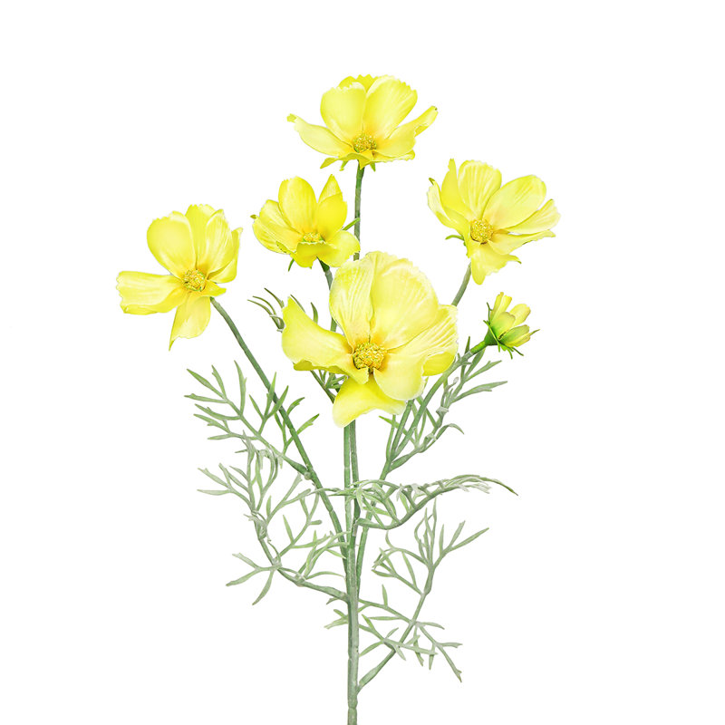 Fleur artificielle artificielle, Jaune