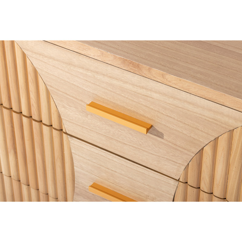 Table de chevet 3 tiroirs Braughton