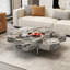 Table basse moderne en ardoise avec plateau en métal-87423226-87423230