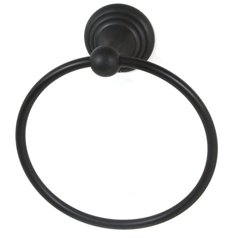 Embassy Wall Mounted Towel Ring, Bronze