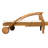 Luna Outdoor Acacia Wood Chaise Lounge & Foldable Side Table Set With Cushion